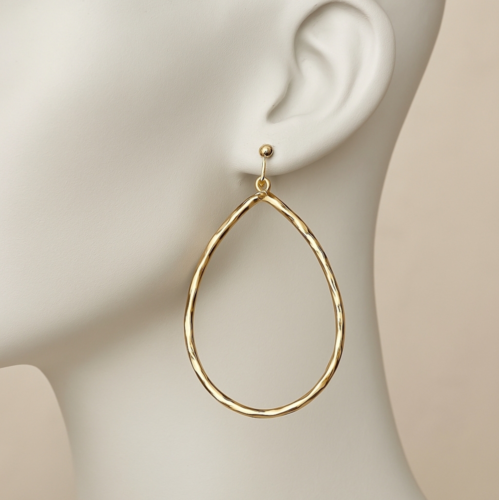 MIXIT Hypoallergenic Gold-Tone Dainty Hoop Earrings – Minimalist Women Jewelry